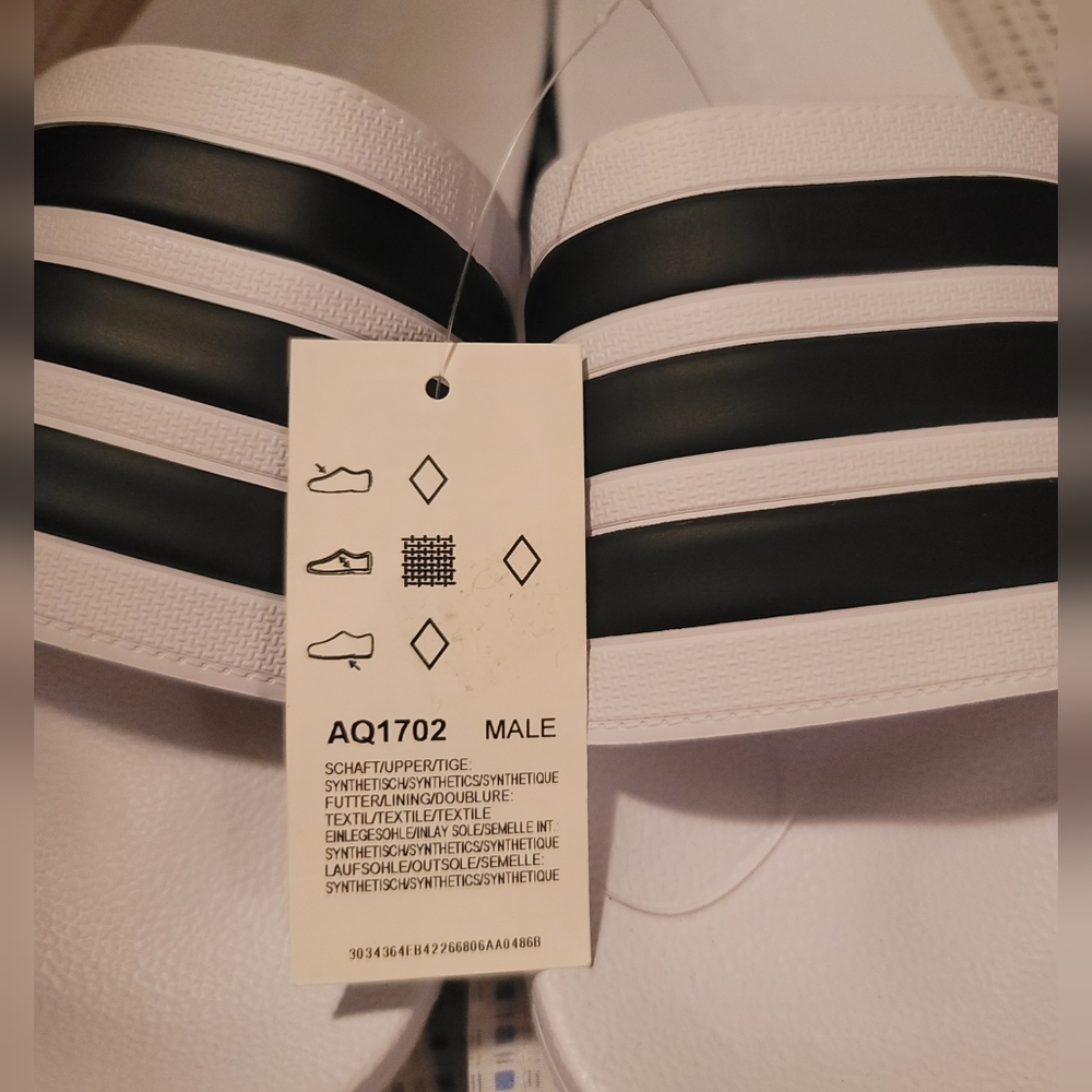 Adidas Men's Adilette Shower Slide Size 10 - Picture 5 of 6